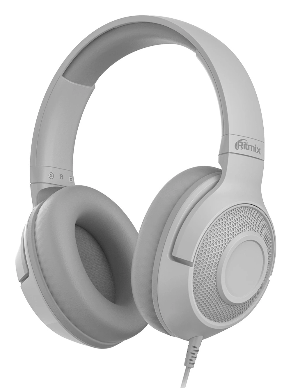 Ritmix RH-544TV RC Grey — проводные накладные наушники