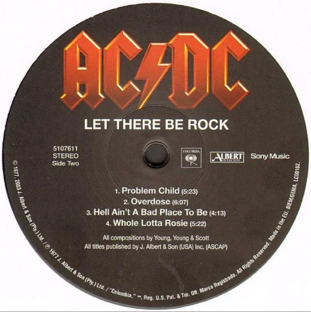 AC/DC - Let There Be Rock (LP). Новая запечатанная виниловая пластинка + ПОДАРОК
