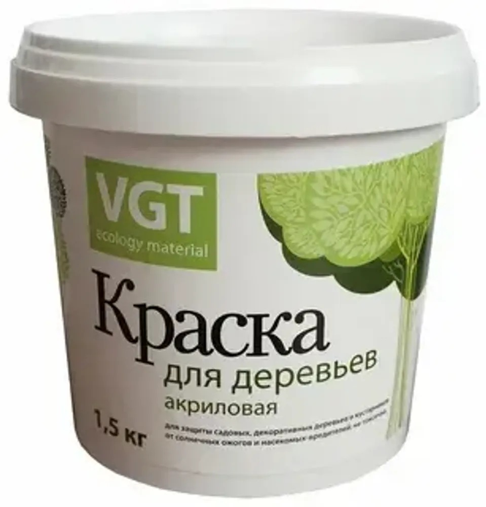 Краска ВД-АК-1180 для деревьев, 1,5 кг