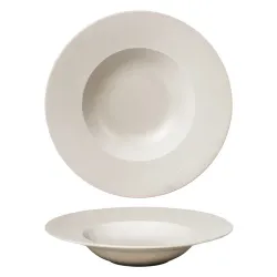 Тарелка глубокая 400 мл d 27 см h5 см для пасты Light Grey Noble [6]