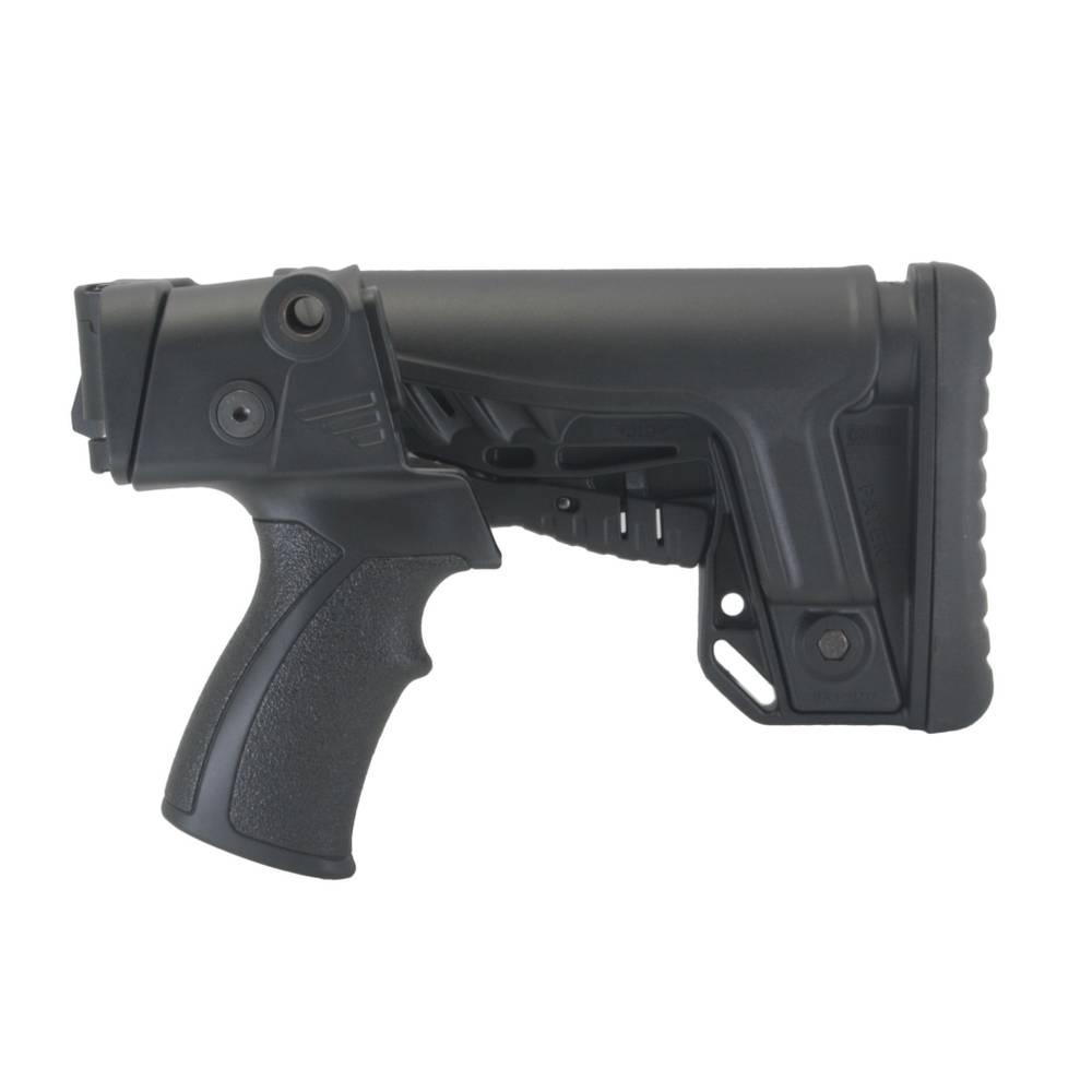 Телескопический приклад Бекас 12, 16, DLG Tactical. Черный