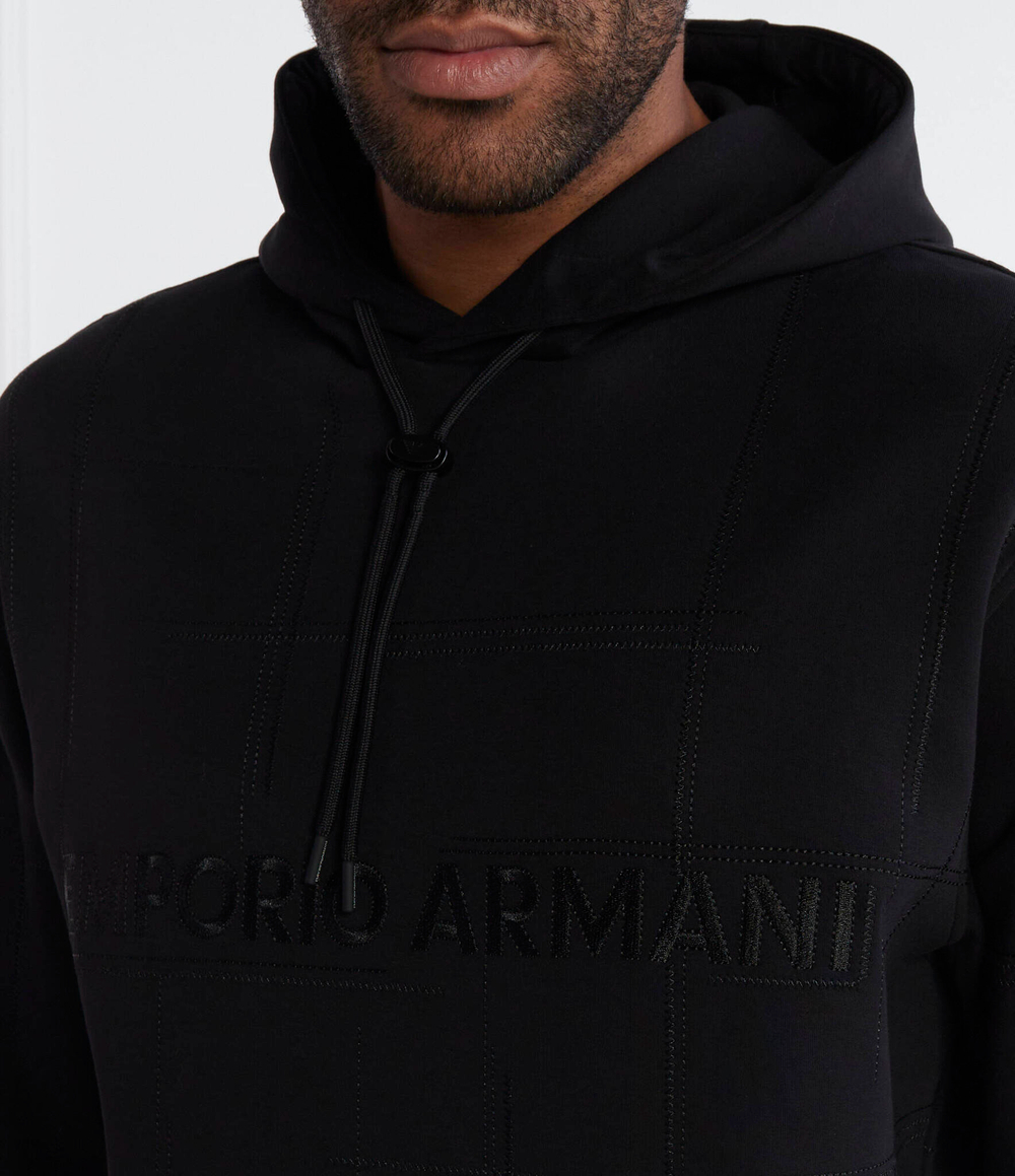 Худи Emporio Armani - черный(3D1MDR 1JHSZ)