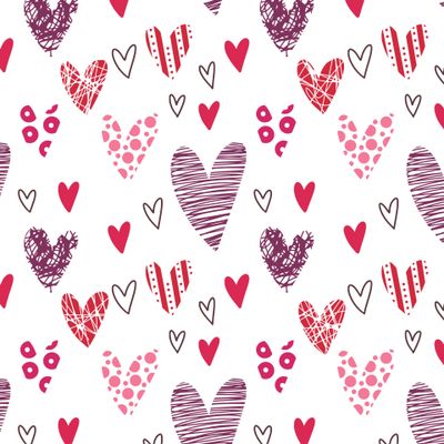 Pattern hearts