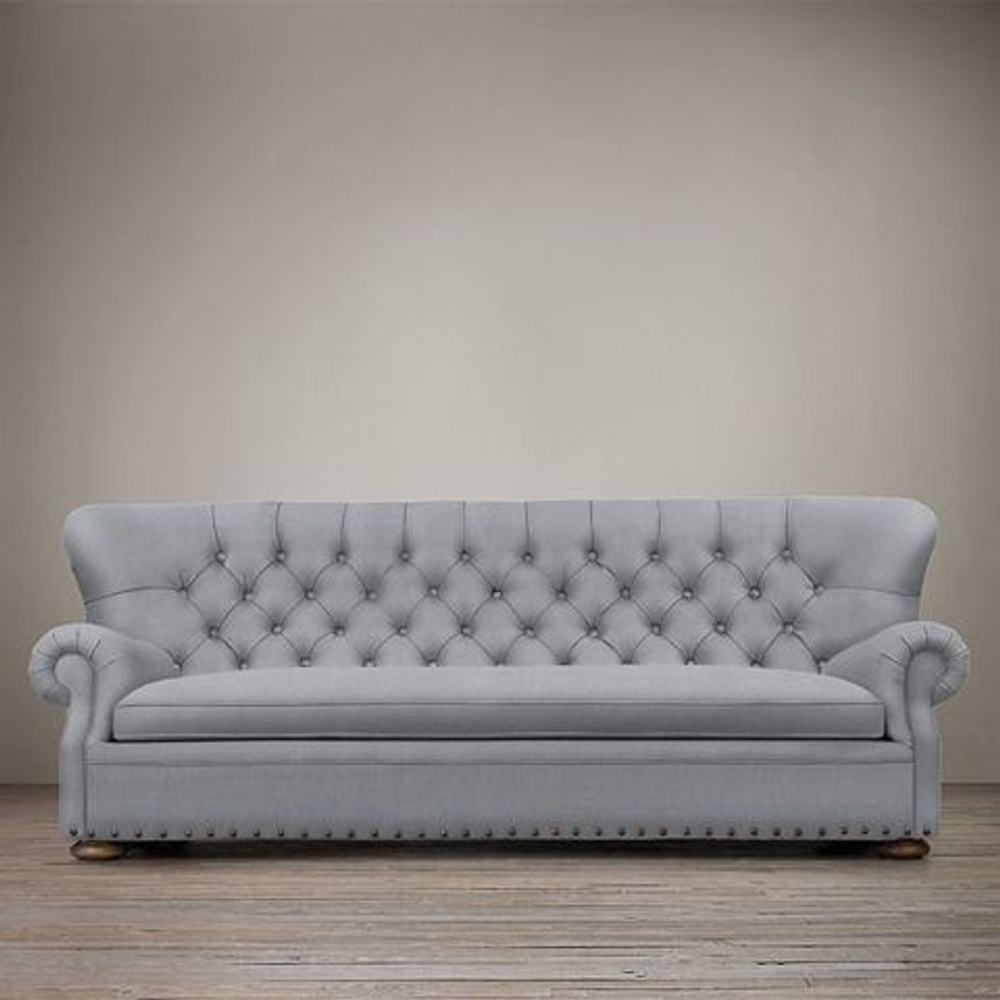 Диван Restoration Hardware Черчиль серый США фото