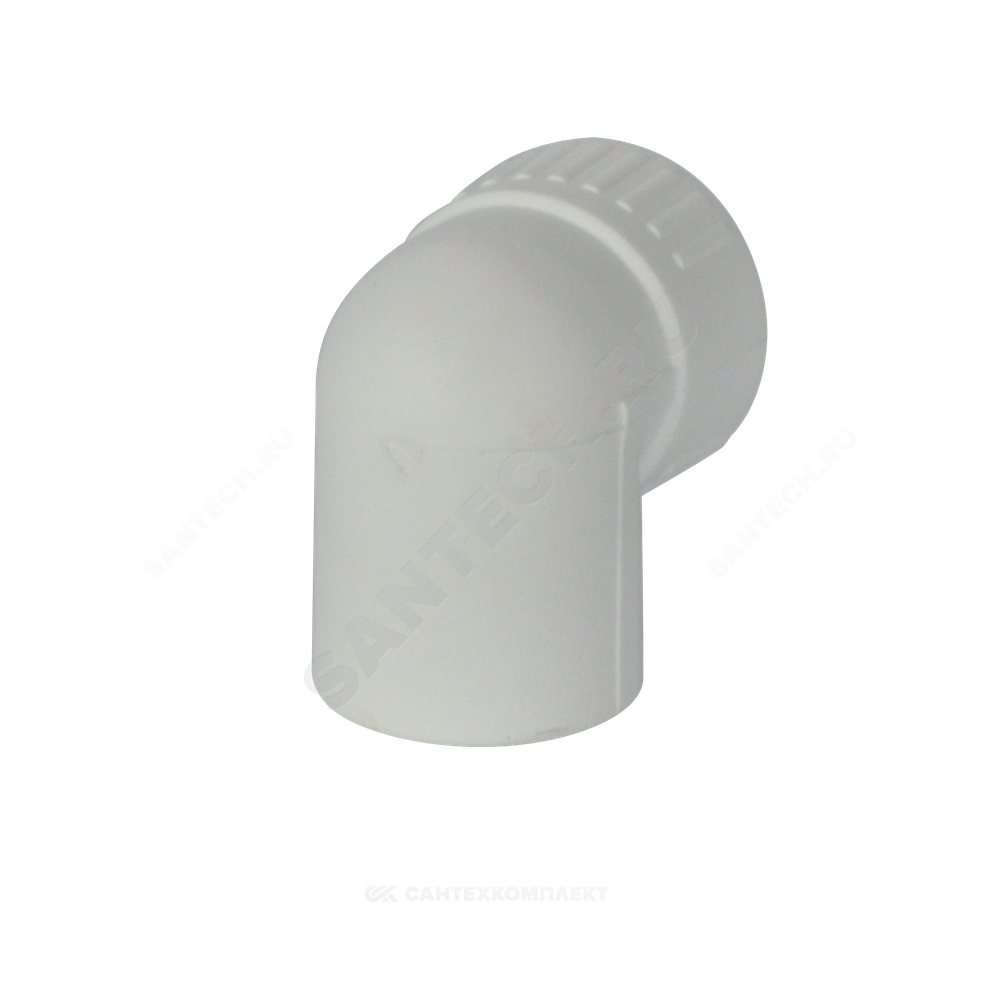 Угольник PP-R комбинированный белый Дн 25х1/2"х90гр НР ZFPCL