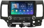 Магнитола для Mitsubishi Lancer X 2007-2016 (рамка с крутилками и кнопками) - Teyes CC2 PLUS монитор 9" QLED, Android 10, Быстрая, SIM-слот
