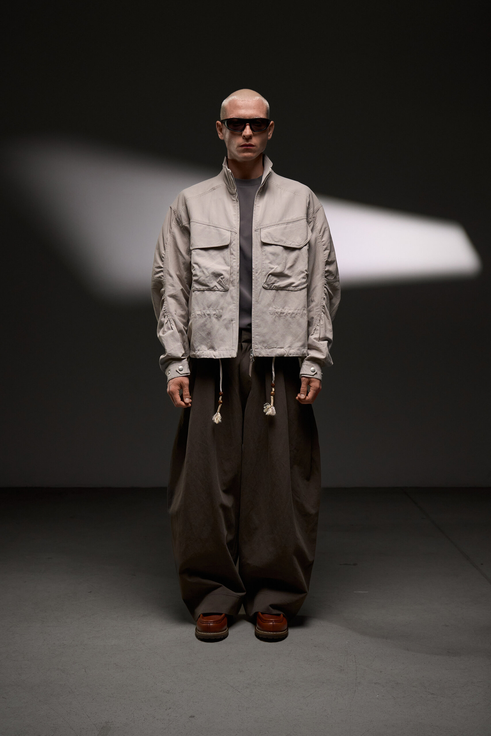 Брюки Blue Monte Pleated Casual Pants "Metasequoia Brown"