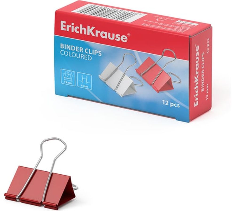 Зажимы для бумаг ErichKrause Classic