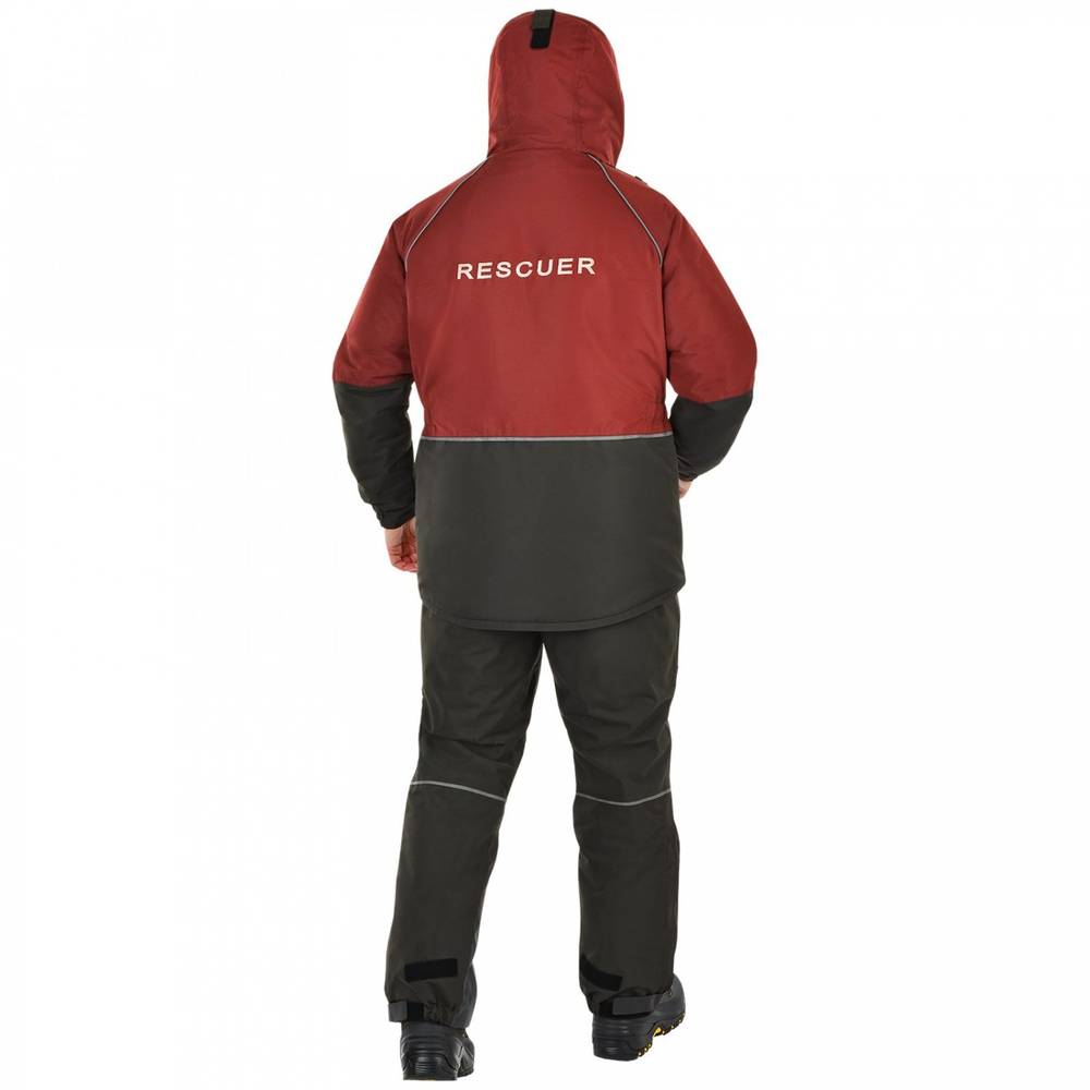 Костюм-поплавок мужской зимний "Rescuer II comfort" -40, hardguard, махагон, ХСН