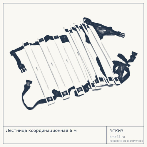 Лестница координационная 6 м — от 2 300 ₽