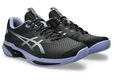 Теннисные кроссовки Asics Solution Speed FF 4 Clay Night Energy - graphite grey/pure silver