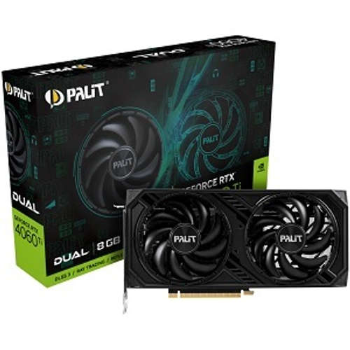 Видеокарта Palit GeForce RTX 4060 Ti DUAL OC 8GB (NE6406TT19P1-1060D)