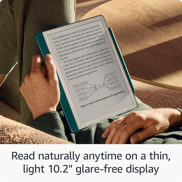 Электронная книга Amazon Kindle Scribe (2024) 64Gb with Premium Pen Зеленый | Metallic Jade