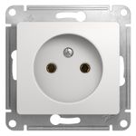 Schneider Electric Glossa Белый Розетка без заземляющих контактов механизм IP20 скрытая установка GSL000141