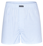 Хлопковые трусы-боксеры +size Gentlemen (Размер: 4X) (Цвет: голубой)