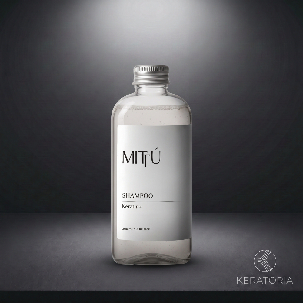 Шампунь MITTU Keratin+ с кератином для укрепления волос