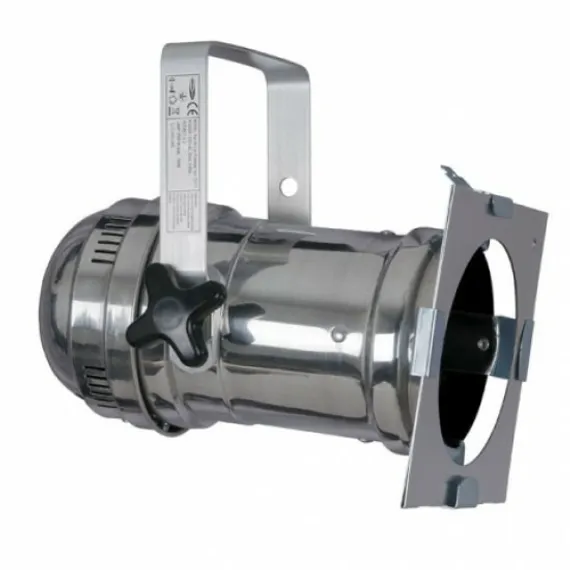 SHOWLIGHT PAR-46 Polish - Прожектор типа парблайзер, цвет: хром, цоколь: E-27, 1 0mm2 x 100 cm(VDE),