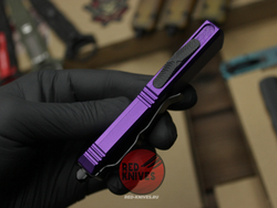 Нож Microtech UTX-85 A+++ Tanto T/E PURPLE - фиолетовая рукоять, черный клинок