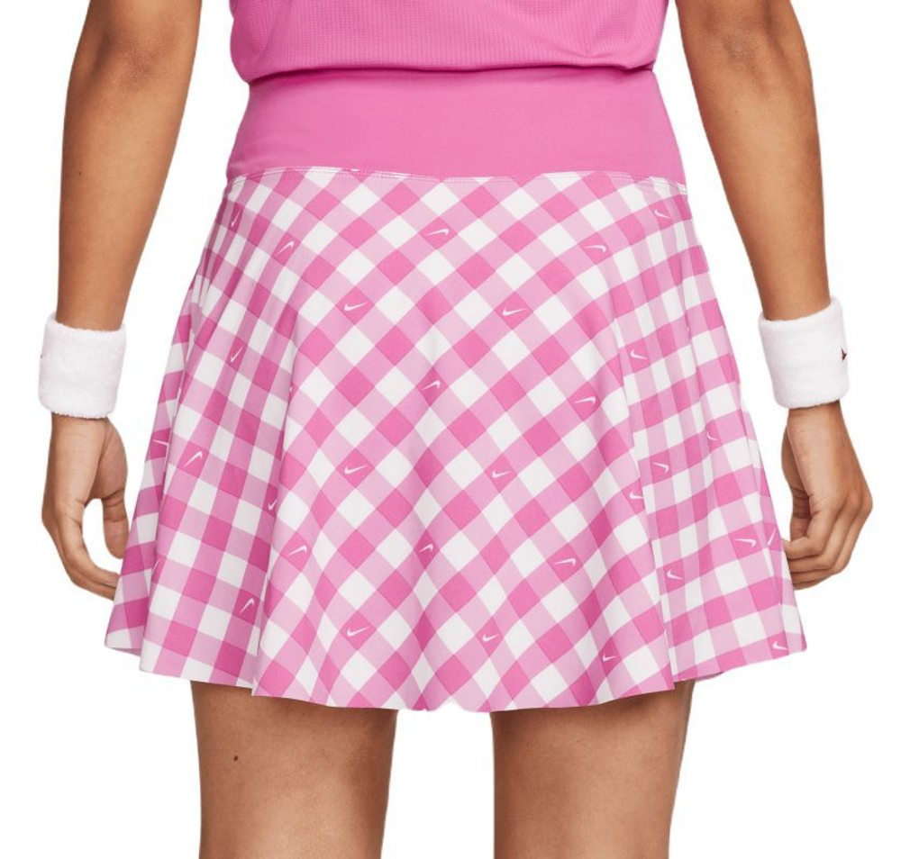 Теннисная юбка Nike Court Dri-Fit Advantage Print Club Skirt - Фиолетовый