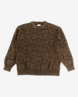 Свитер Squared script brown