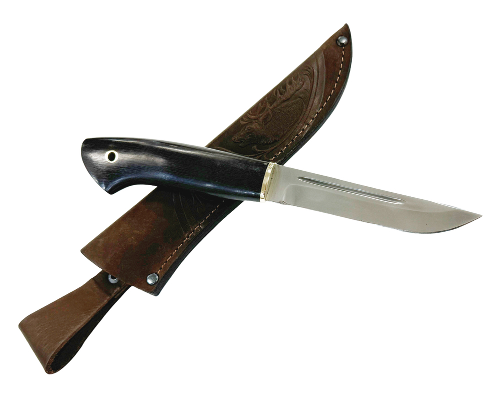 Нож походный, Bohler N690, черный граб