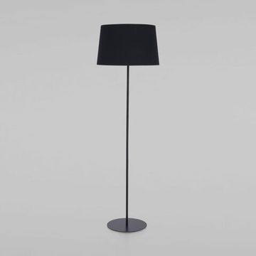 Напольный светильник с тканевым абажуром 1*E27 2920 чёрный Maja Black TK Lighting