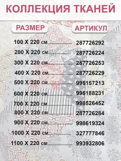 Отрез 300х220 см ткань для рукоделия "Пэчворк" Сказка перкаль