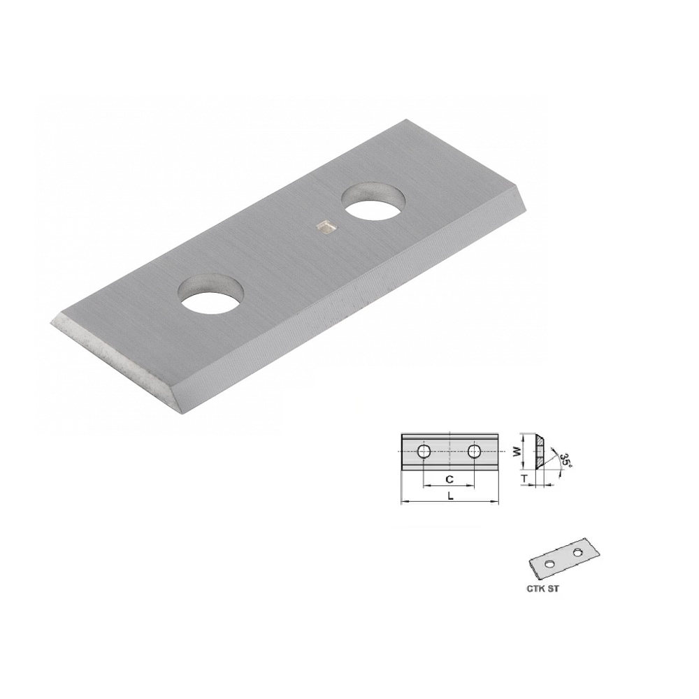 Комплект ножей 10 шт. CERATIZIT HM 30,0 x 12,0 x 1,5 KCR08 для вала helical 80358833-10