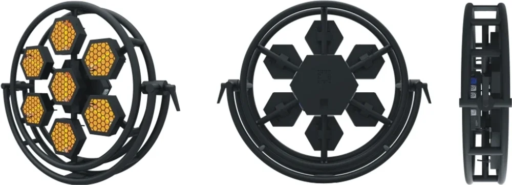 Zumen Retro Patt 1 — LED RGB 420 Вт 2200K DMX512