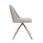Поворотный стул Angel Cerda Espacio Malva F3216 /4020 серый