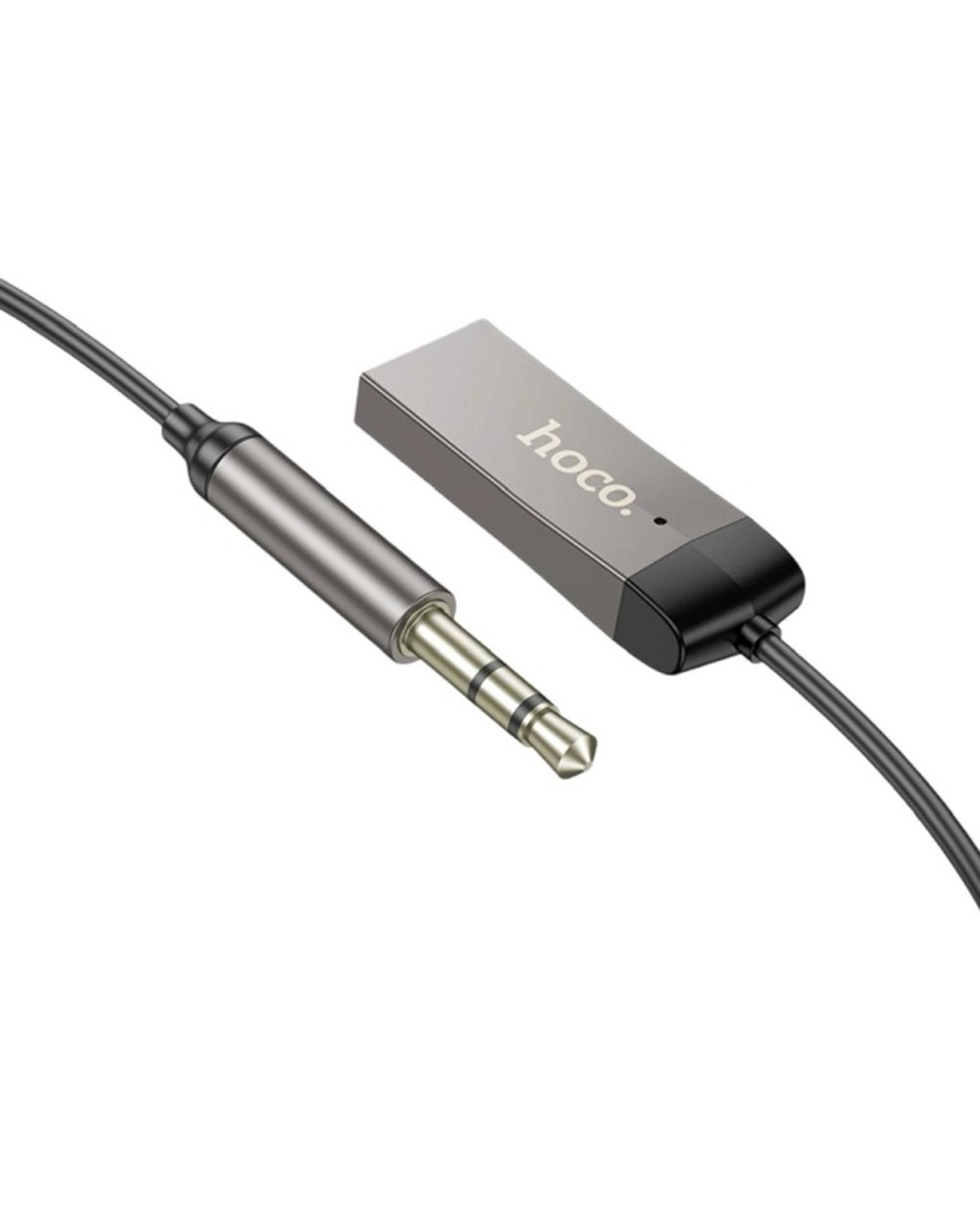 Bluetooth адаптер для магнитолы Hoco E78 BT5.3 серый