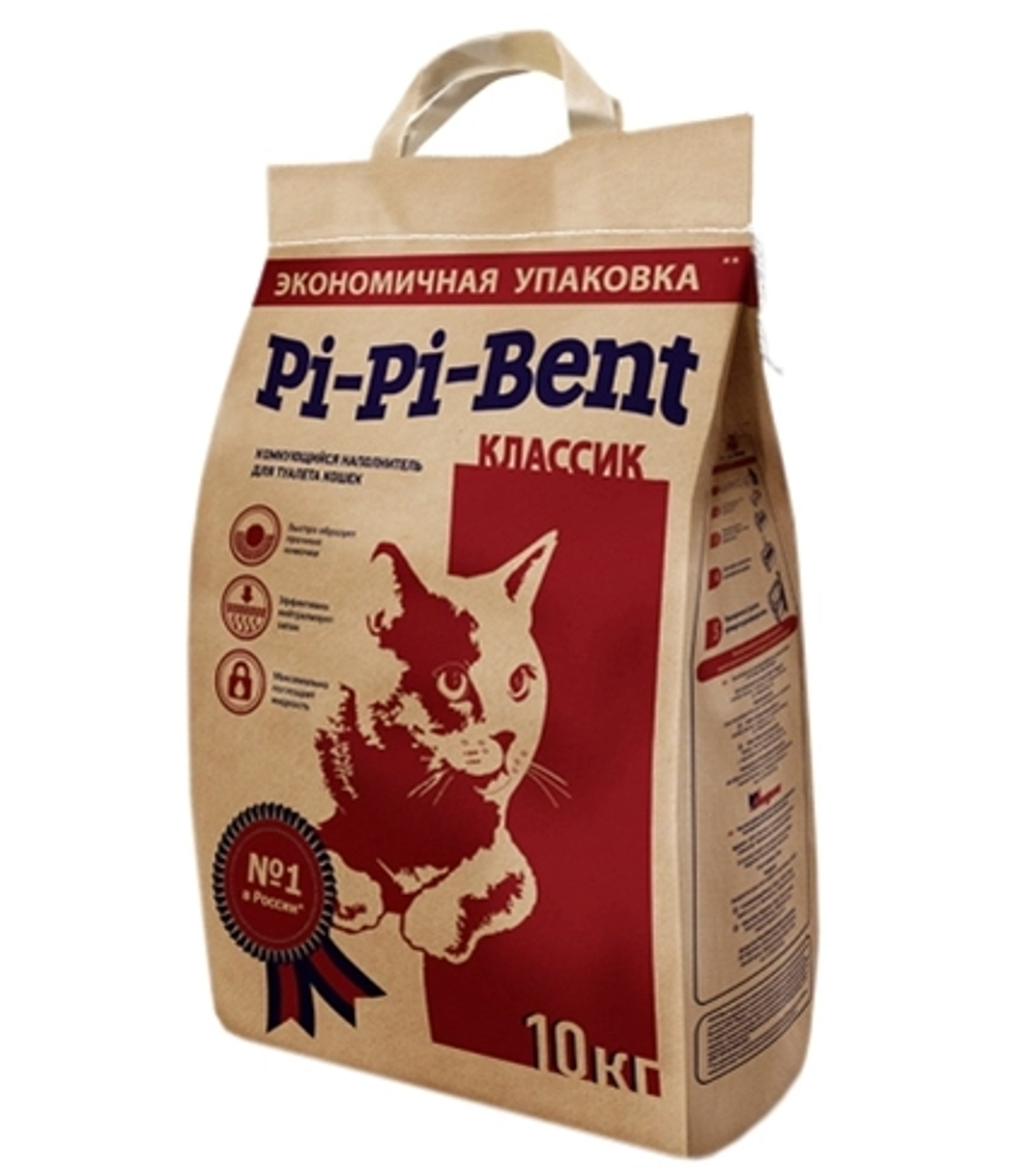 Наполнитель Pi-pi Bent Классик 10кг комкующийся