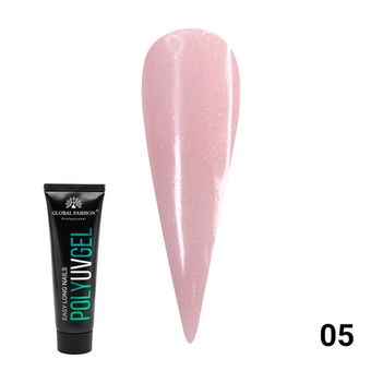 Polygel with shimmer (Полигель с шиммером) Global Fashion 30 г 05
