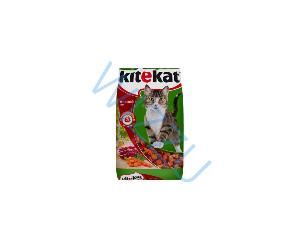 Корм для кошек сухой Китекат Мясной пир 800г