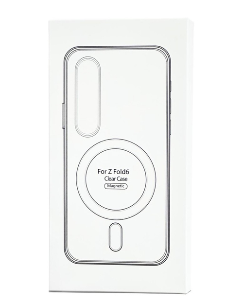 Накладка для Samsung Galaxy Z Fold 6 силикон MagSafe Clear Case