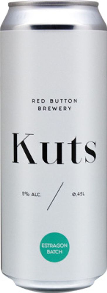 Пиво Рэд Баттон Катс Эстрагон Батч / Red Button Kuts Estragon Batch 0.45 - банка