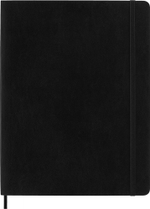 Блокнот Moleskine Classic Soft (QP621) 19х25 см, 192стр. в линейку, мягкая обложка, черный