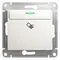 Выключатель карточный с подсветкой, без задержки отключения Systeme Electric Glossa Перламутр GSL000669