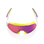 Спортивные очки 100% Korbin X / Yellow / Purple Mirror Lens / на узкое лицо