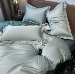 ZEPHYR HOME КПБ Двуспалка ЕВРО Мако-Сатин 100s Мятный