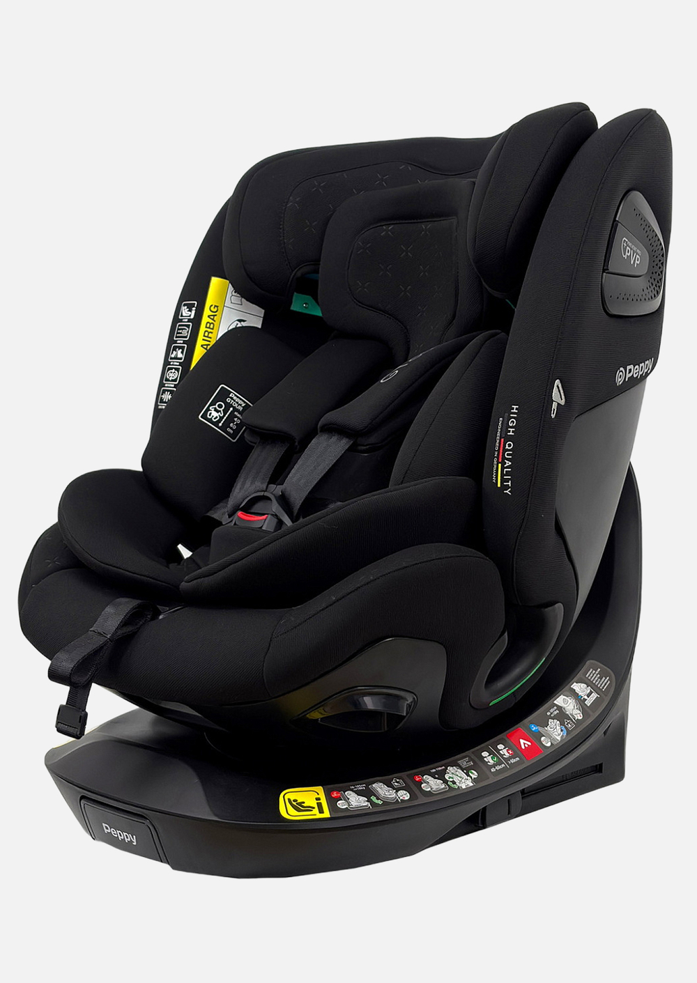 Peppy Автокресло Gtour 0-36 I-Size 40-150 см черный