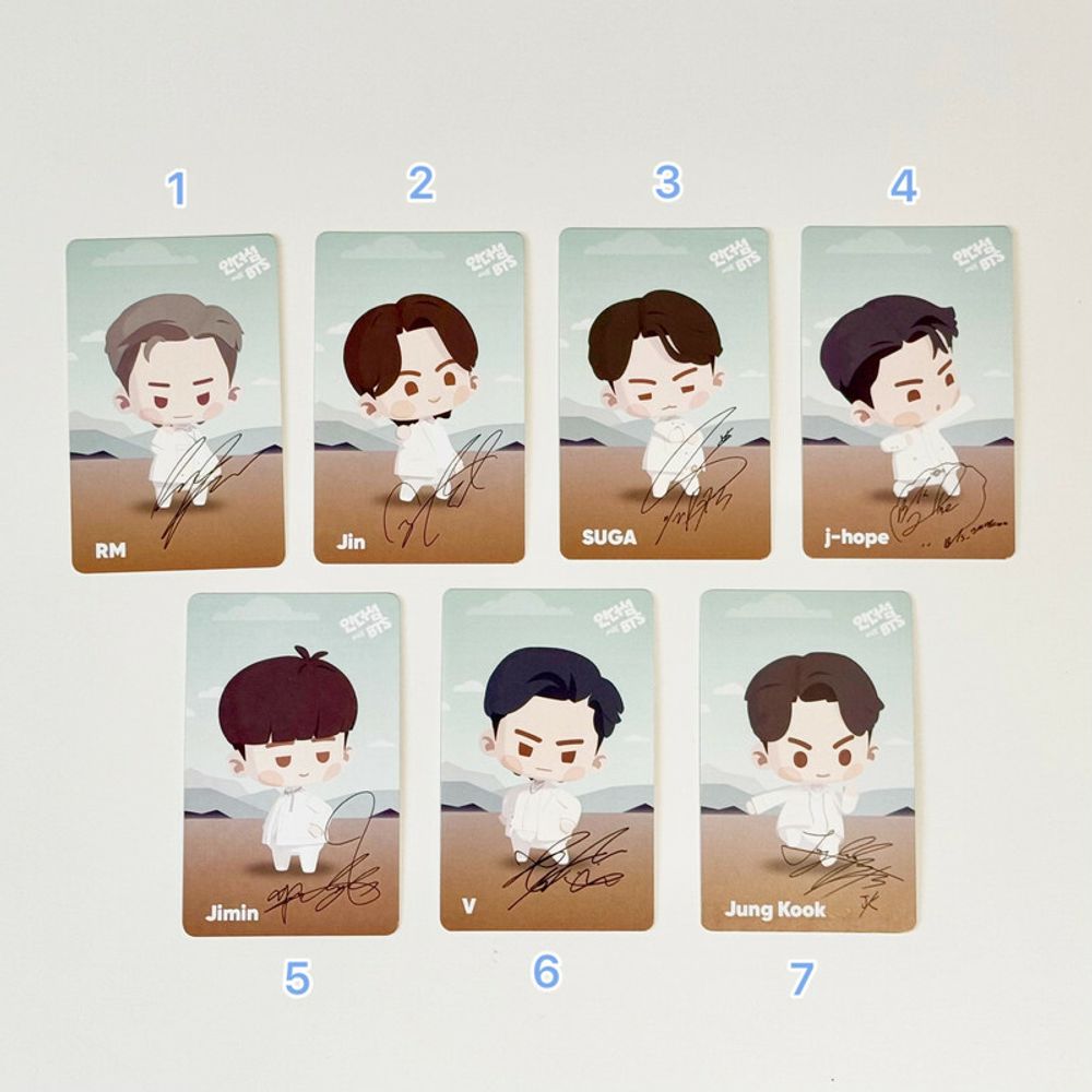 Карта с рамкой BTS Proof