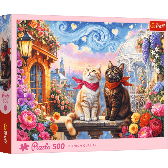 Pazl \ Puzzle \ Пазлы Puzzles - "500" - Purrfect Love