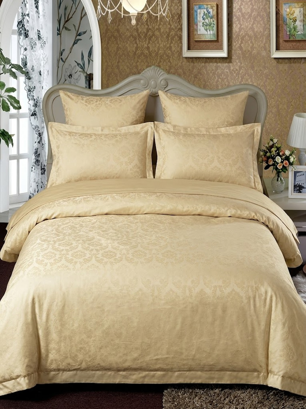 КПБ Diva Afrodita Elit жаккард сем, Арт.H-006.Сатин 100% 150*220-2,220 — фото 1