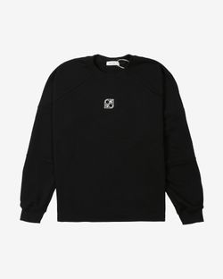 Толстовка "BASIC" Реглан Начес Черный