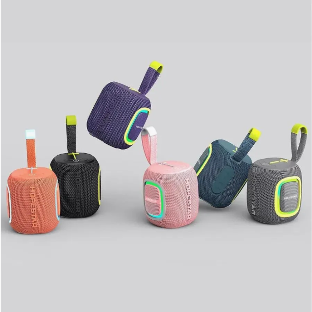 Портативная туристическая bluetooth колонка Hopestar P66,5Вт, серая