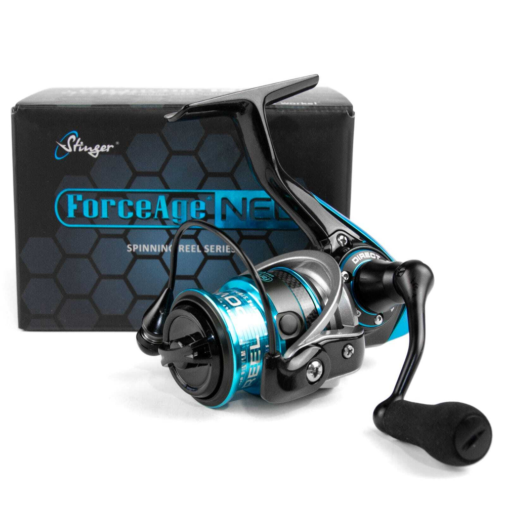 Катушка безынерционная Stinger Force Age Neo 1003 (1000, 6+1BB, мет. шпуля)