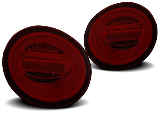 Фонари задние LED BAR RED SMOKE SEQ для VW NEW BEETLE 10.98-05