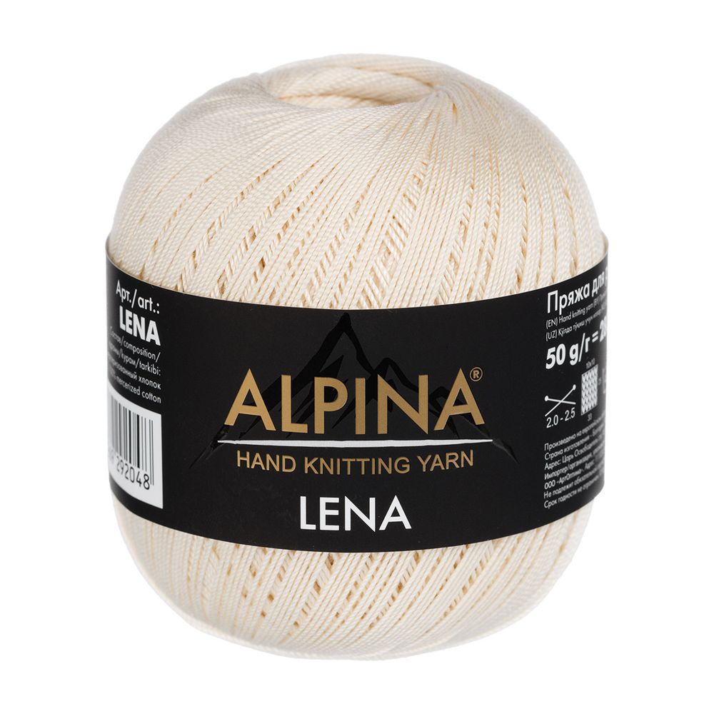 Пряжа Alpina Lena / уп.10 мот. по 50г, 280м, 07 св. св. бежевый