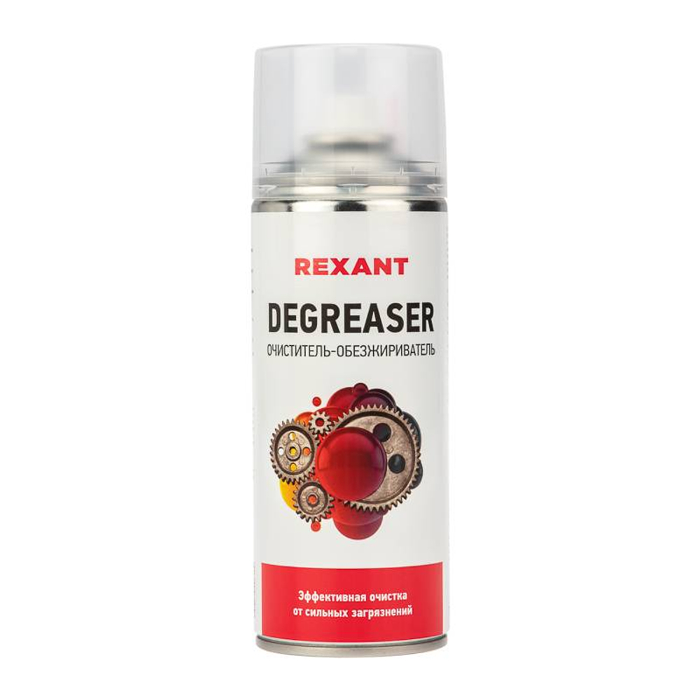 Очиститель обезжирив. REXANT Degreaser 400мл, аэрозоль, 85-0006 *12